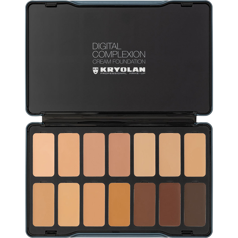 Kryolan - Digital Complexion - Cream Palette, 14 Farben Kryolan - Digital Complexion - Cream Palette, 14 Farben