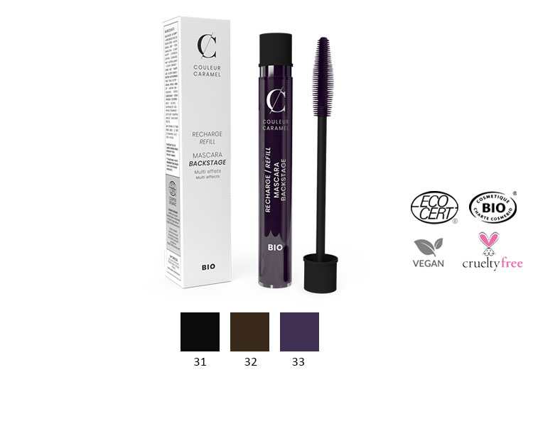 Couleur Caramel - Backstage Mascara BIO - REFILL, 6ml 