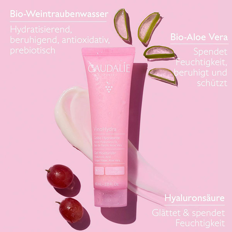 Caudalie - VinoHydra - Hydratisierendes Gel, 60ml Caudalie - VinoHydra - Hydratisierendes Gel, 60ml