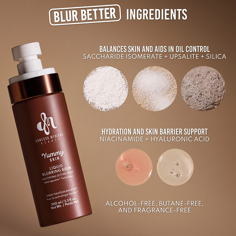Danessa Myricks Beauty - Yummy Skin Liquid Blurring Balm - Mattifying  Setting Spray Danessa Myricks Beauty - Yummy Skin Liquid Blurring Balm - Mattifying  Setting Spray