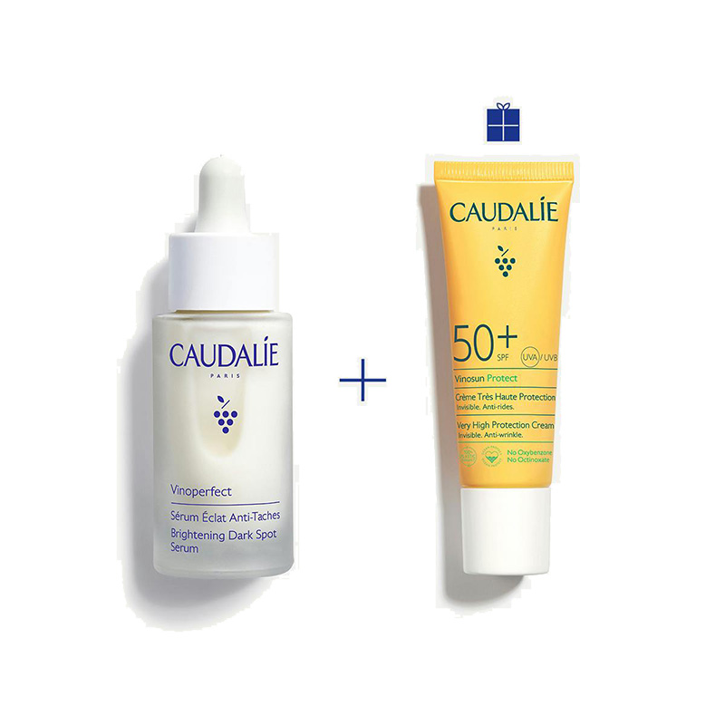Caudalie - Vinoperfect Serum & Sonnenpflege Set