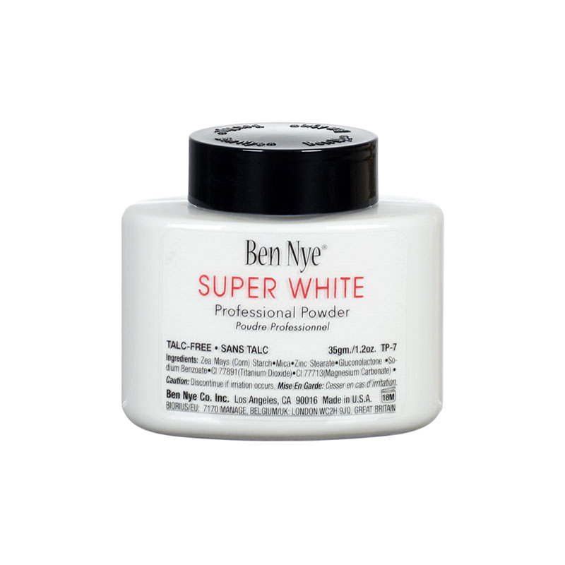 Ben Nye - Translucent Powder - Talc-free - SUPER WHITE Translucent Ben Nye - Translucent Powder - Talc-free - SUPER WHITE Translucent
