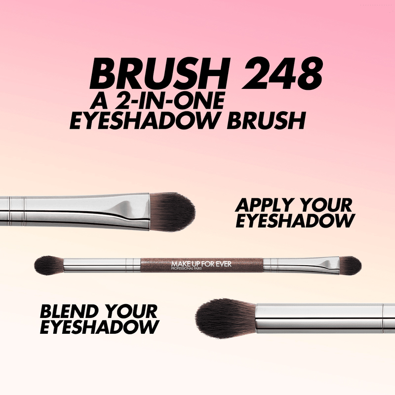 MAKE UP FOR EVER - 248 Ended Eyes Brush -medium MAKE UP FOR EVER - 248 Ended Eyes Brush -medium