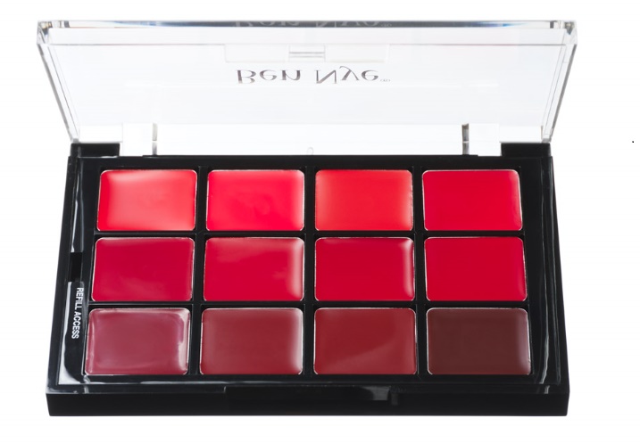 bn-stp35 Ben Nye - STP35 All Red Lip Color 12er Palette