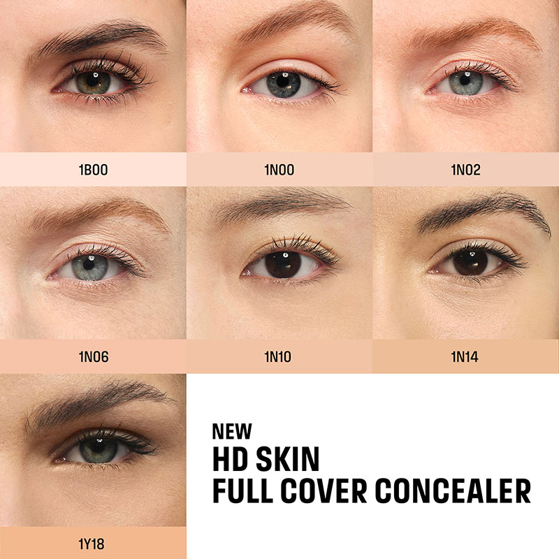 MAKE UP FOR EVER - HD Skin Full Cover Concealer - LIGHTSKIN, 9ml 