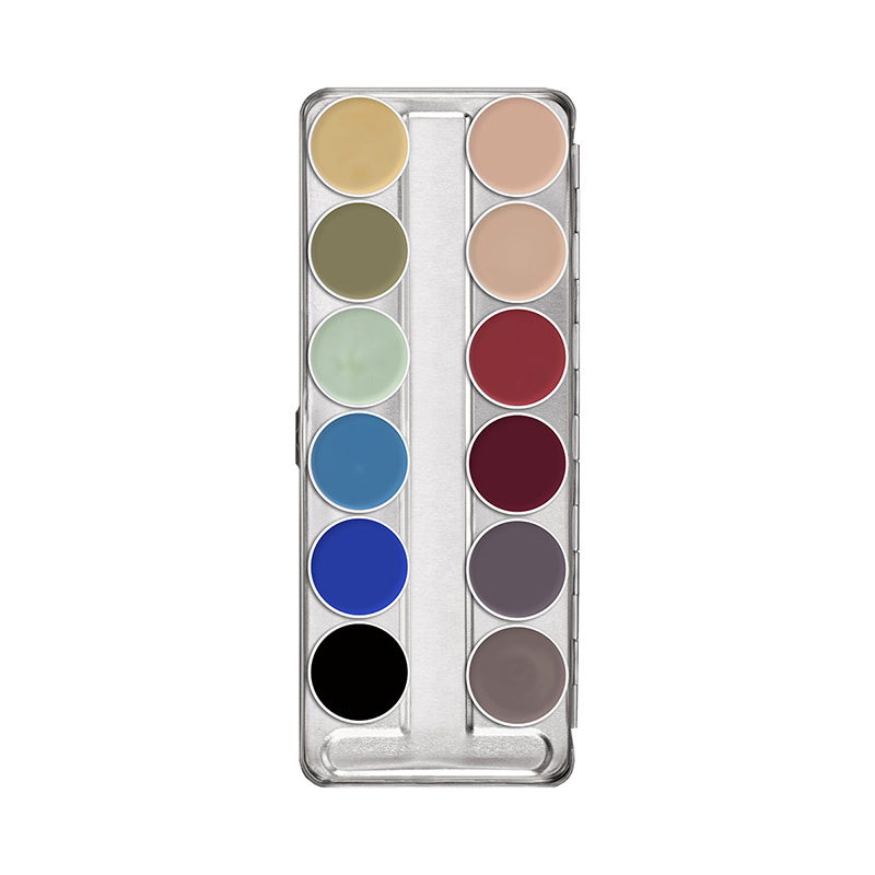 Kryolan - Supracolor Palette 12 Farben, Physiology