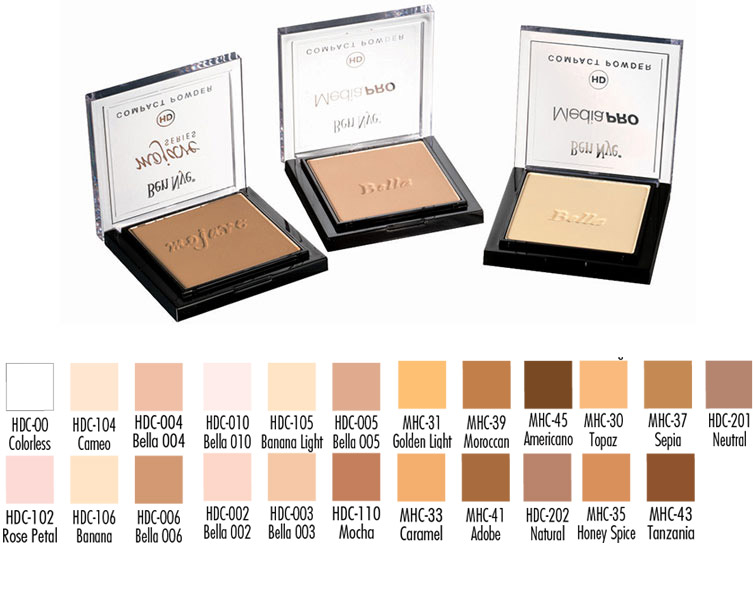 Ben Nye - HDC MediaPro -TALC FREE - HD Poudre Compact, 18g Ben Nye - HDC MediaPro -TALC FREE - HD Poudre Compact, 18g