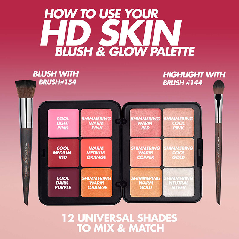 MAKE UP FOR EVER - HD Skin Palette BLUSH & GLOW