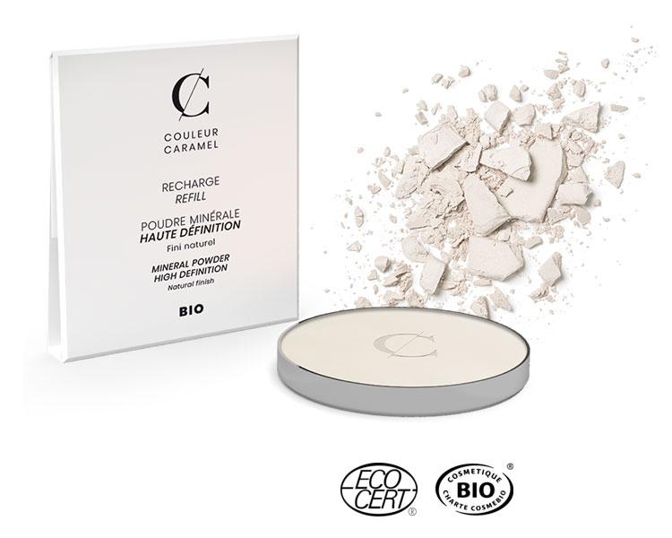Couleur Caramel - Poudre Minéral HD Compacte BIO - REFILL, 7,5g