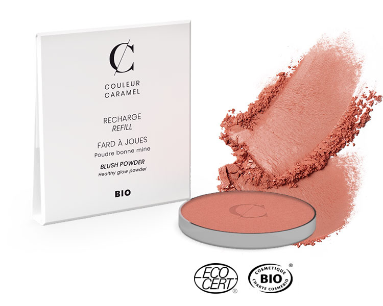 Couleur Caramel - Fard à Joues BIO - REFILL, 3,3g