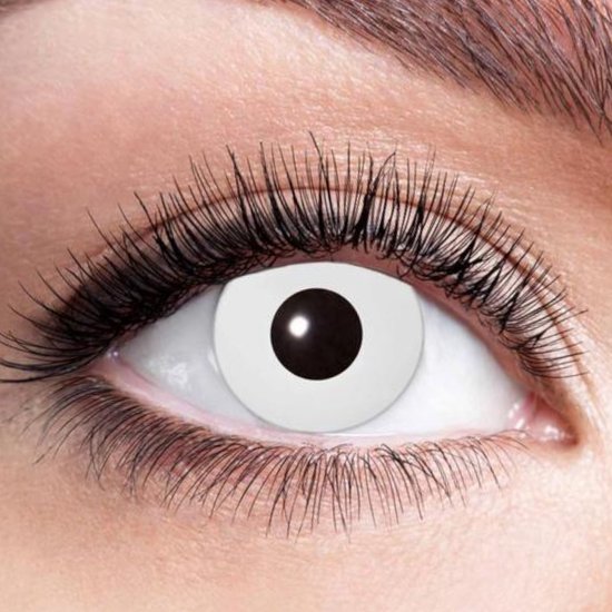 Exit Skin - Kontaklinsen White Zombie Exit Skin - Kontaklinsen White Zombie