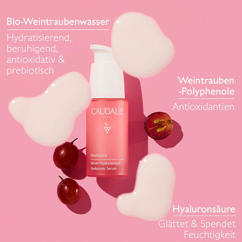 Caudalie - VinoHydra - Serum mit Hyaluronsäure, 30ml Caudalie - VinoHydra - Serum mit Hyaluronsäure, 30ml