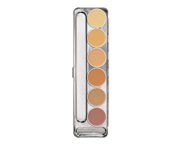 kr-71007-h Kryolan Dermacolor Palette VI Farben (V)