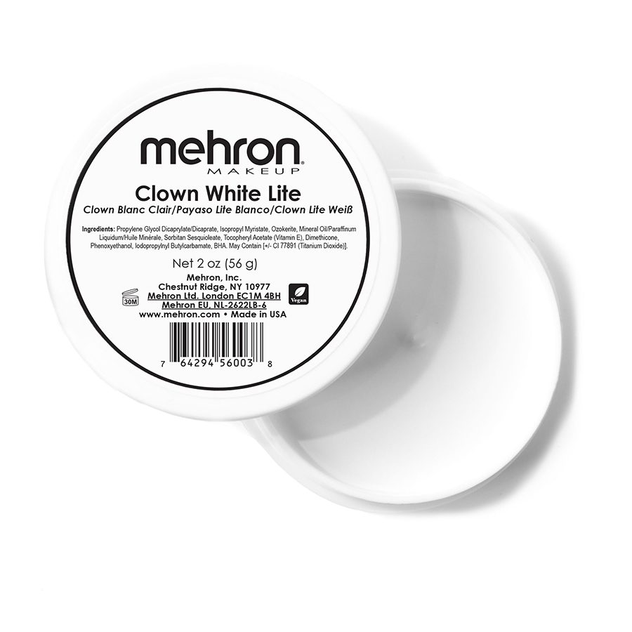 Mehron - Clown White Lite, 56g