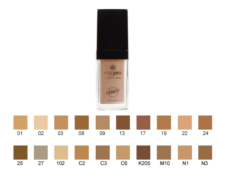 mp-fluid-01 Maqpro Fond de Teint Fluide 25ml (V)