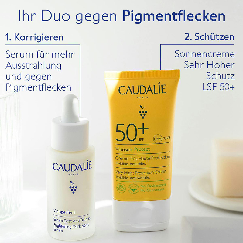 Caudalie - Vinoperfect Serum & Sonnenpflege Set Caudalie - Vinoperfect Serum & Sonnenpflege Set