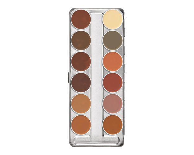 Kryolan Dermacolor Palette XII Farben (V)
