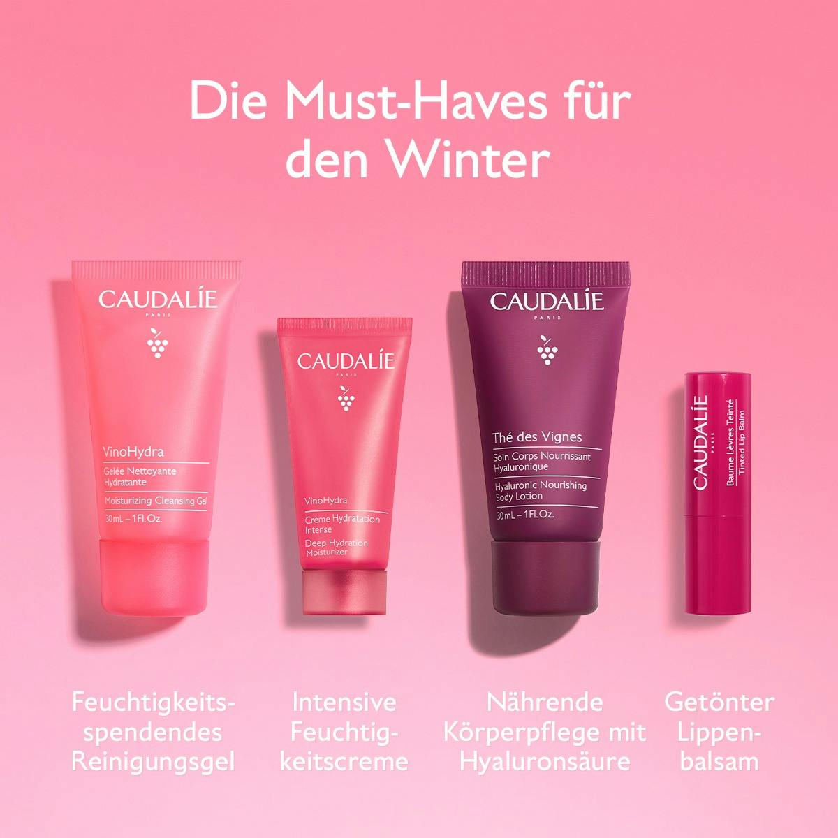 Caudalie - Das ideale Feuchtigkeitsritual für Ihre Haut, SET
