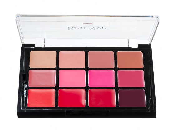 bn-stp30 Ben Nye - STP30 One-For-All Lip Color 12er Palette