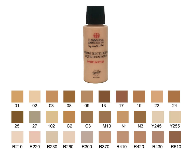Maqpro - Fond de Teint Fluide HD OHNE Parfum, 60ml Maqpro - Fond de Teint Fluide HD OHNE Parfum, 60ml